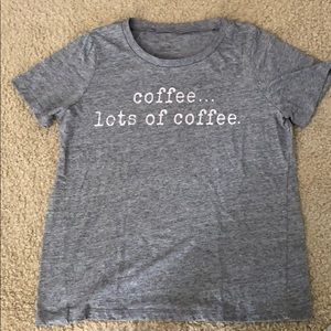 Gray short sleeved shirt. (Final Price Drop)